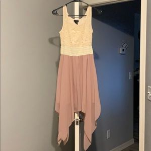 A pink champagne dress